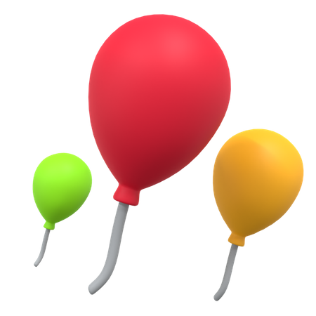 Party Balloon  3D Illustration