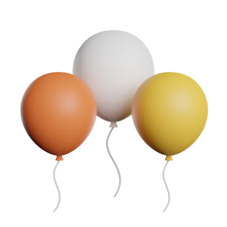Party Balloon 3D Icon
