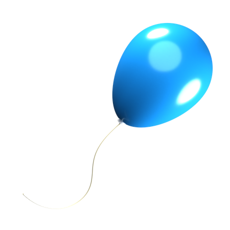 Party Balloons  3D Icon