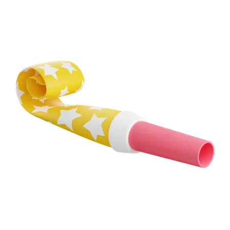 Party Blower  3D Icon
