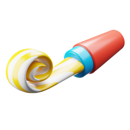 Party Blower  3D Icon