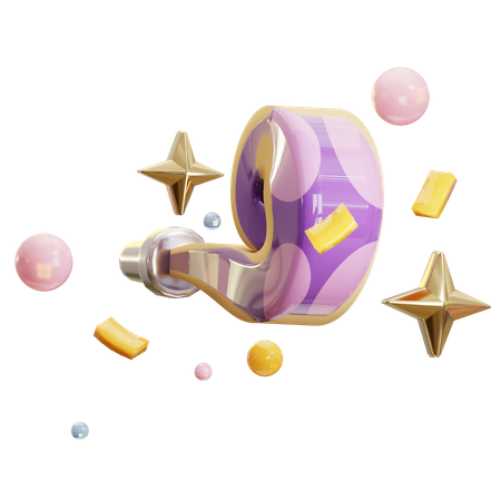 Party Blower  3D Icon