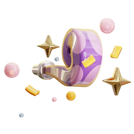 Party Blower  3D Icon