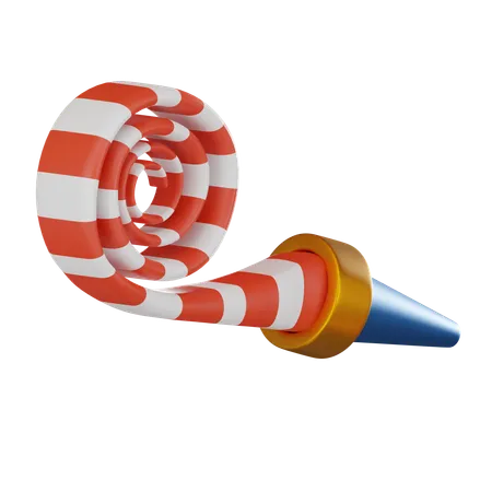 Party Blower  3D Icon