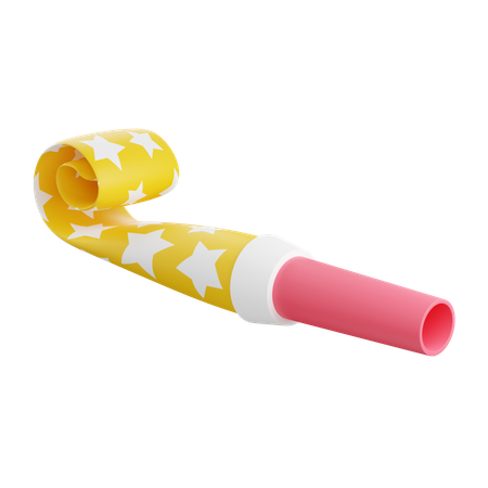 Party Blower  3D Icon