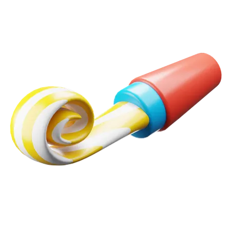 Party Blower  3D Icon