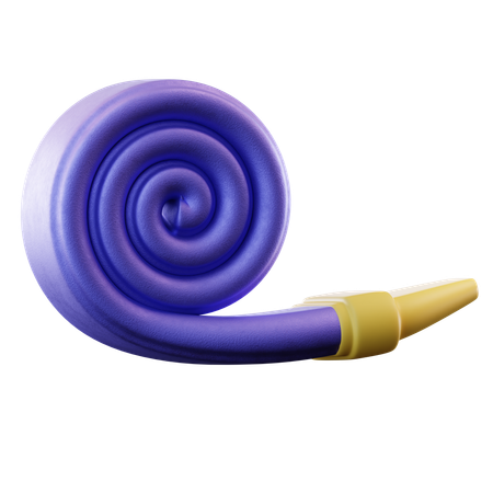 Party Blower  3D Icon