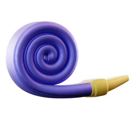 Party Blower  3D Icon