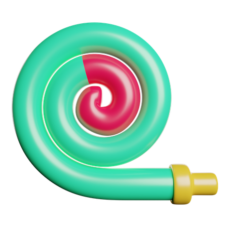 Party Blower  3D Icon