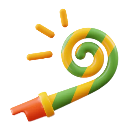 Party_blower  3D Icon