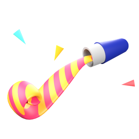 Party Blower  3D Icon