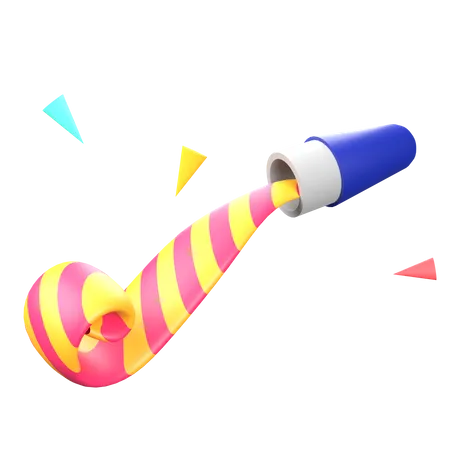 Party Blower  3D Icon