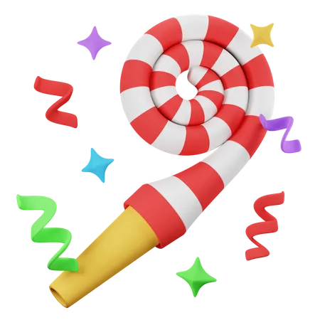 Party Blower  3D Icon