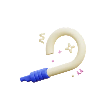 Party Blower  3D Icon