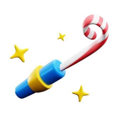 Party Blower  3D Icon