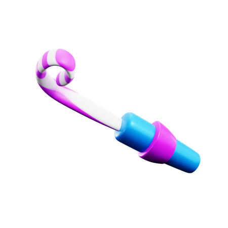 Party Blower  3D Icon