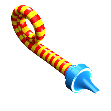 Party Blower  3D Icon