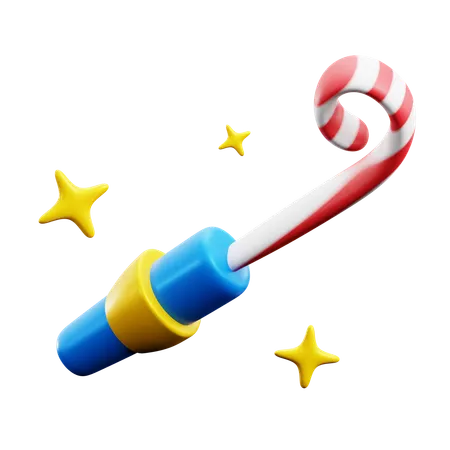 Party Blower  3D Icon