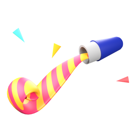 Party Blower 3D Icon