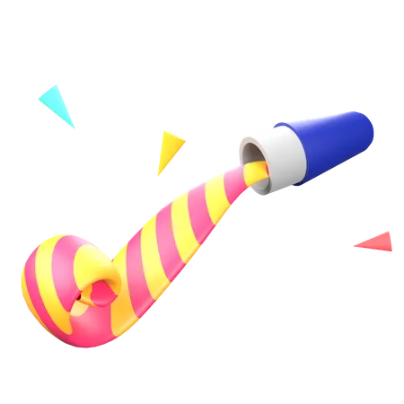 Party Blower 3D Icon