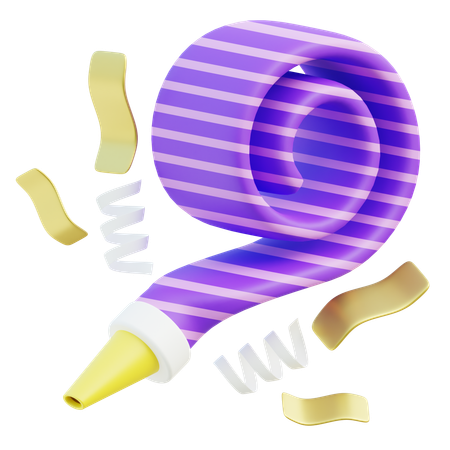 Party Blowout  3D Icon