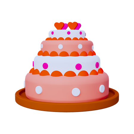 Party Cake  3D Icon