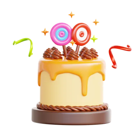 Party Cake  3D Icon