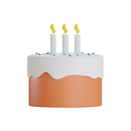 Party Cake 3D Icon