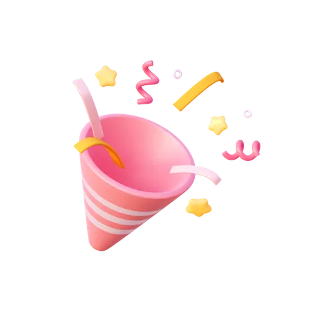 Party Confetti  3D Icon