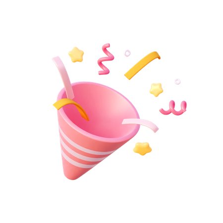 Party Confetti  3D Icon