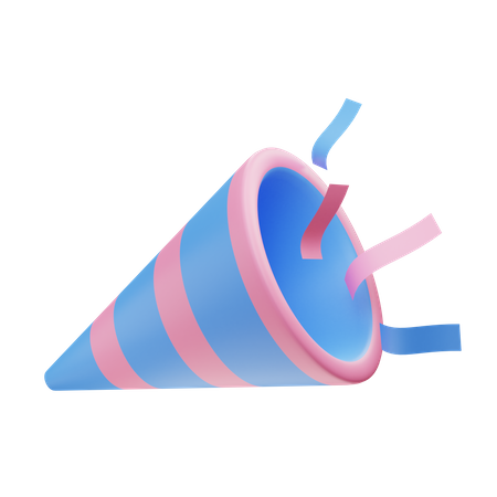 Party Confetti  3D Icon