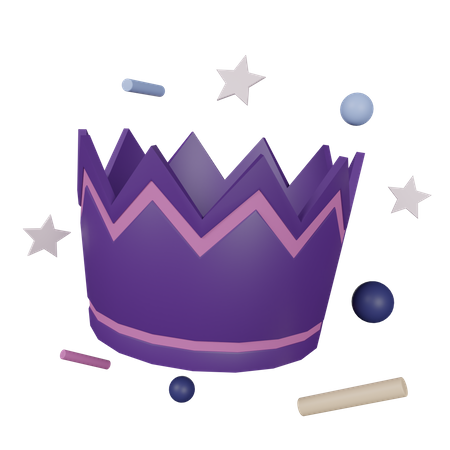 Party Crown  3D Icon