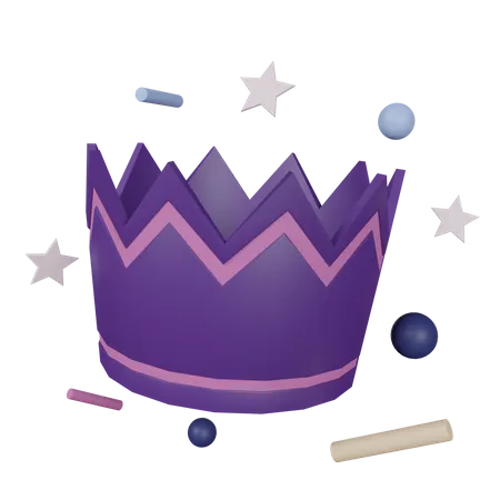 Party Crown  3D Icon