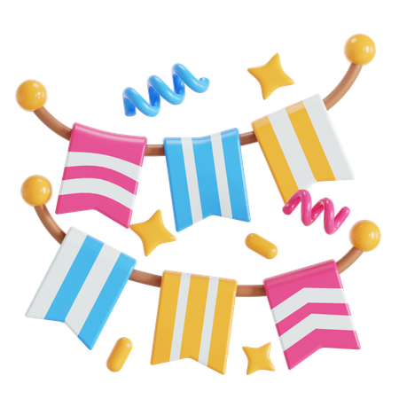 Party decoration  3D Icon