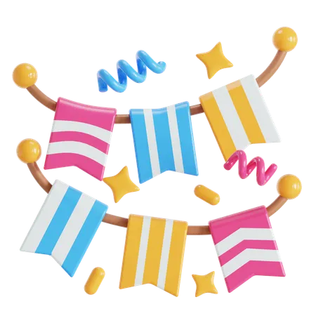 Party decoration  3D Icon