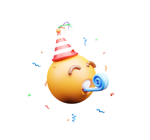 Party Emoji  3D Icon