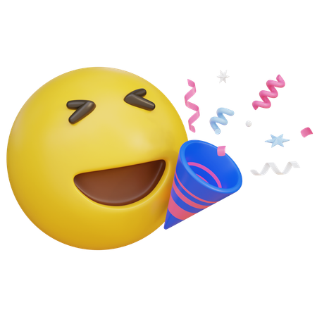 Party Emoji  3D Icon