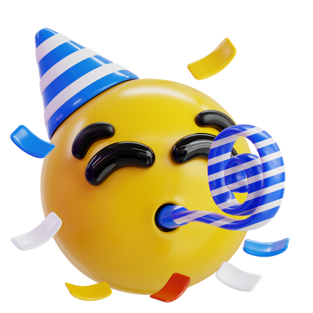 Party Emoji  3D Icon