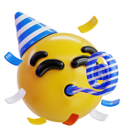 Party Emoji  3D Icon