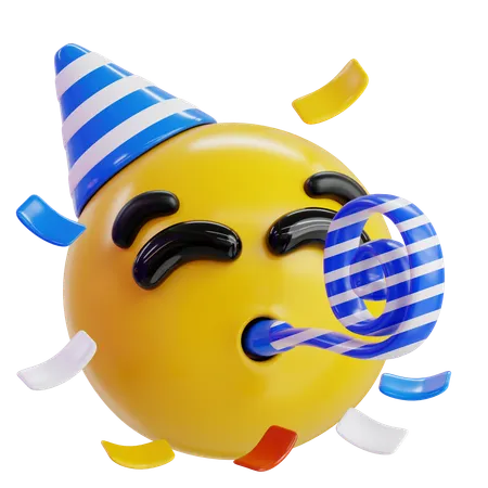 Party Emoji  3D Icon