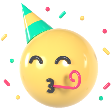 Party Emoji  3D Icon