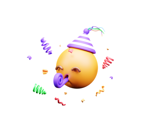 Party Emoji  3D Icon