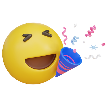 Party Emoji  3D Icon