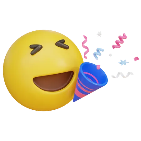 Party Emoji  3D Icon