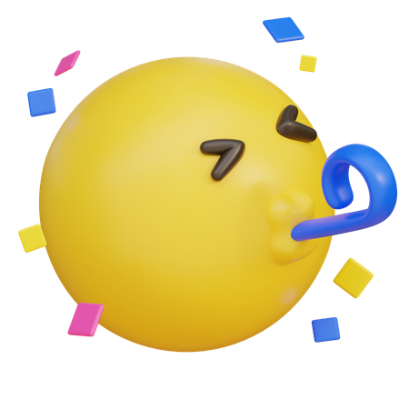 Party Emoji  3D Icon