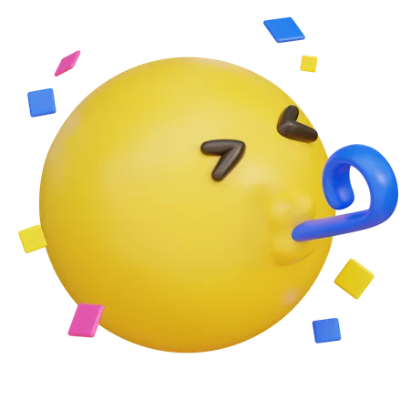 Party Emoji  3D Icon