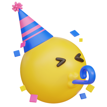 Party Emoji  3D Icon