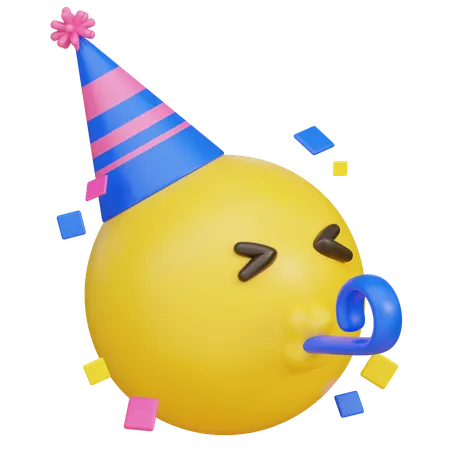 Party Emoji  3D Icon