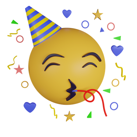 Party emoji  3D Icon