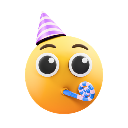 Party emoji  3D Icon